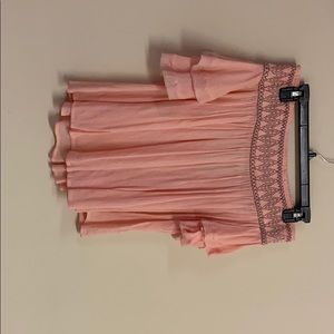 Off the Shoulder Short Sleeve Shirt